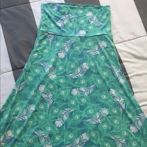 Lularoe Peacock Maxi